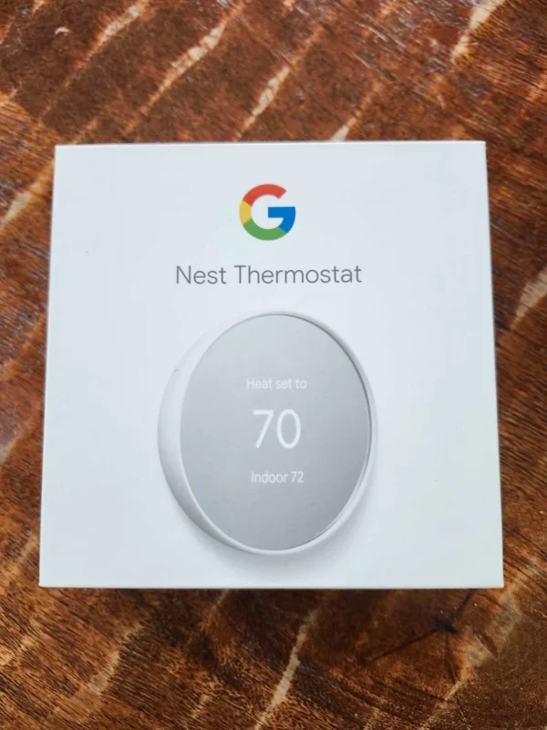 Google Nest G4CVZ Programmable Wi-Fi Thermostat - Snow White