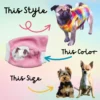 XS Fleece Dog Sweater - Brand New, US Made - Fits Toy Breeds - Pink - Image 3